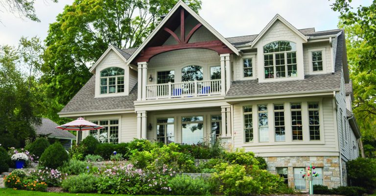 sailing themed home on Pewaukee Lake